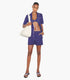 Ballpoint Ink Nothing Ditsy - Twill Camp Short - GLAM MODA